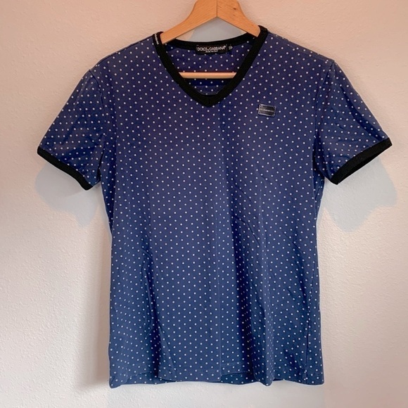 Dolce & Gabbana Authentic Short Sleeve Vintage Top EU Size 50 - Picture 2 of 13